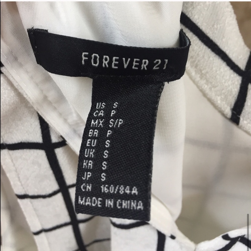 Forever 21 Grid Pattern Shift Dress - image 5